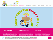 Tablet Screenshot of grafschafter-knirpskiste.de